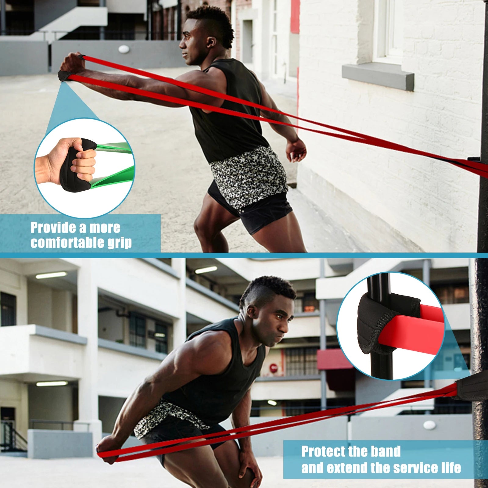 5-Pack Pull-Up Assist Band Set