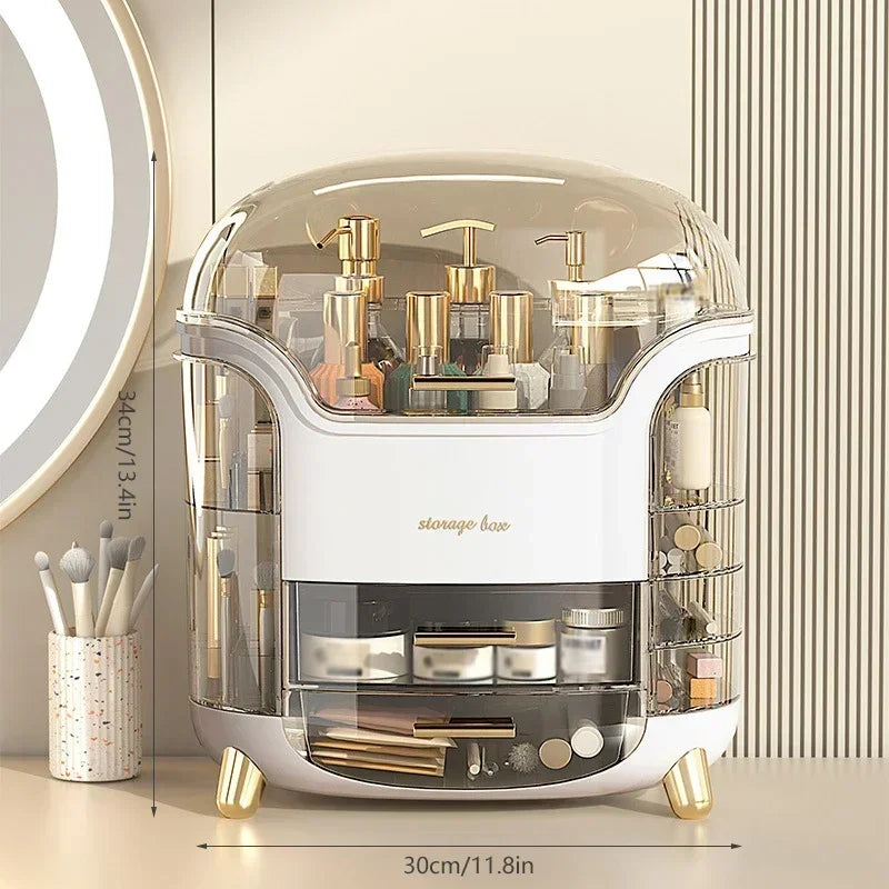 Transparent Makeup Jewelry Organizer Box