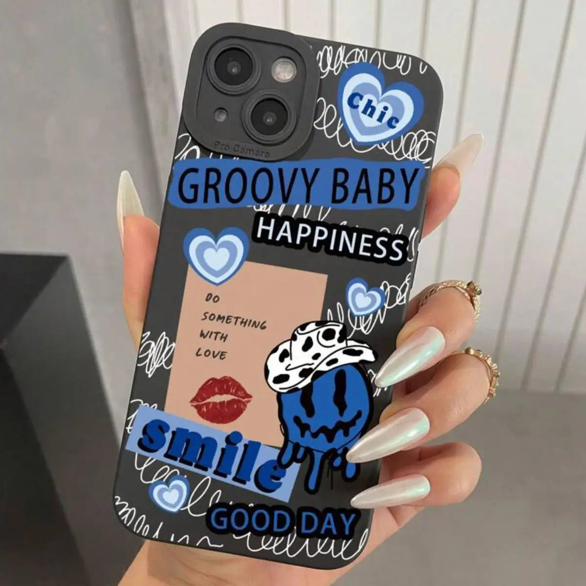 Funny Letter & Lips iPhone Case