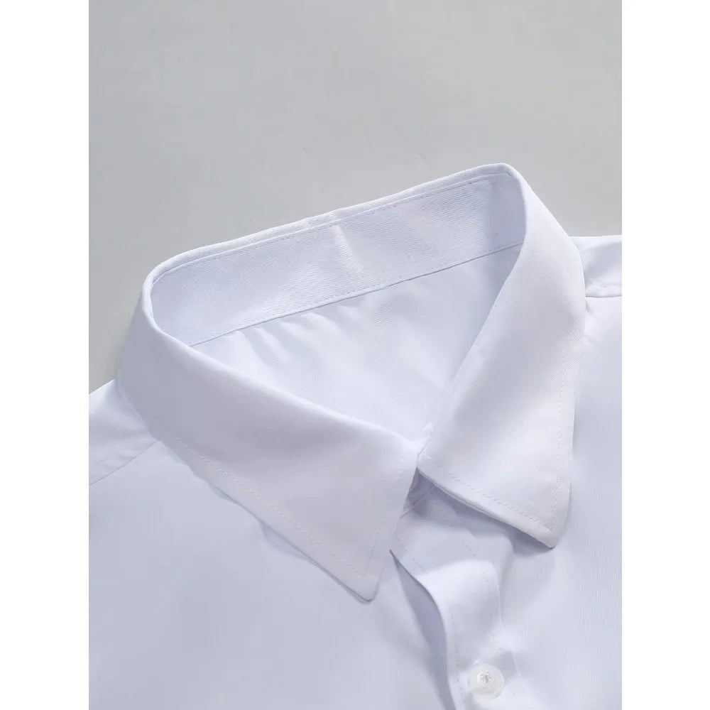 FGKKS Herren Casual Solid Langarmhemd