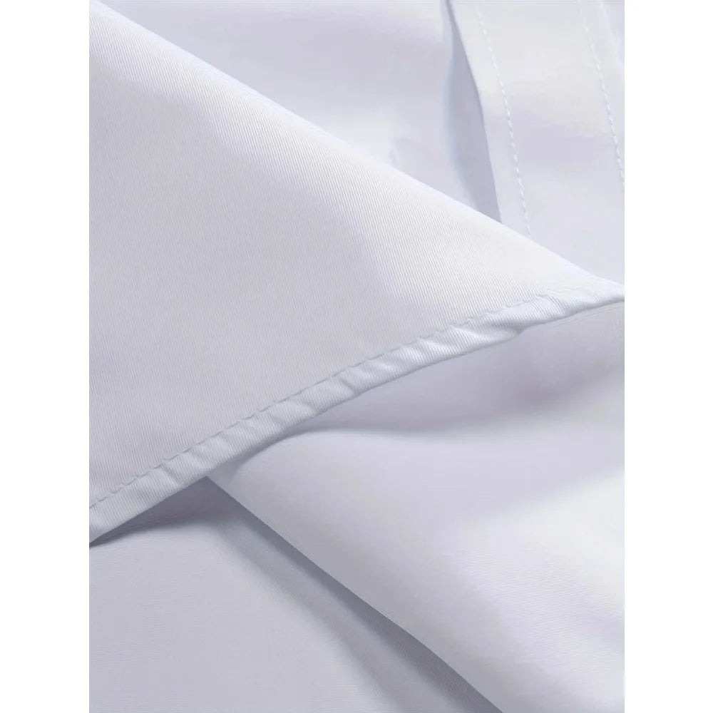 FGKKS Herren Casual Solid Langarmhemd