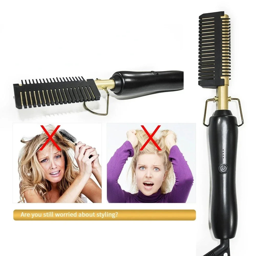 Glättbürste Lockenstab