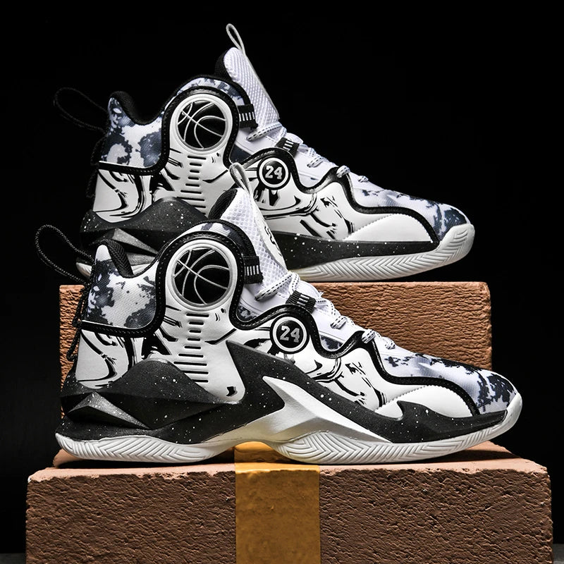 Men's No-Slip Breathable Basketball Shoes