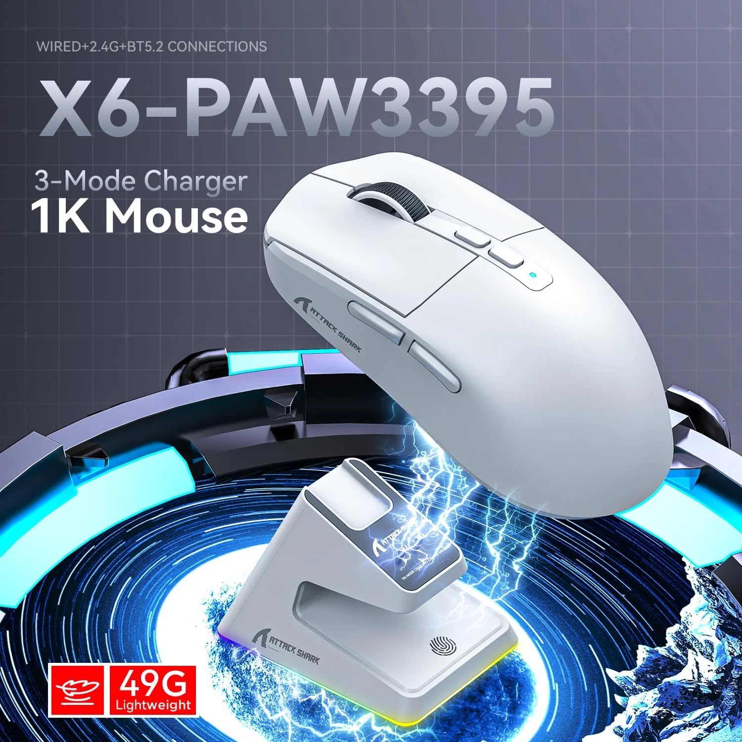 Shark X6 Superlight Maus 49g