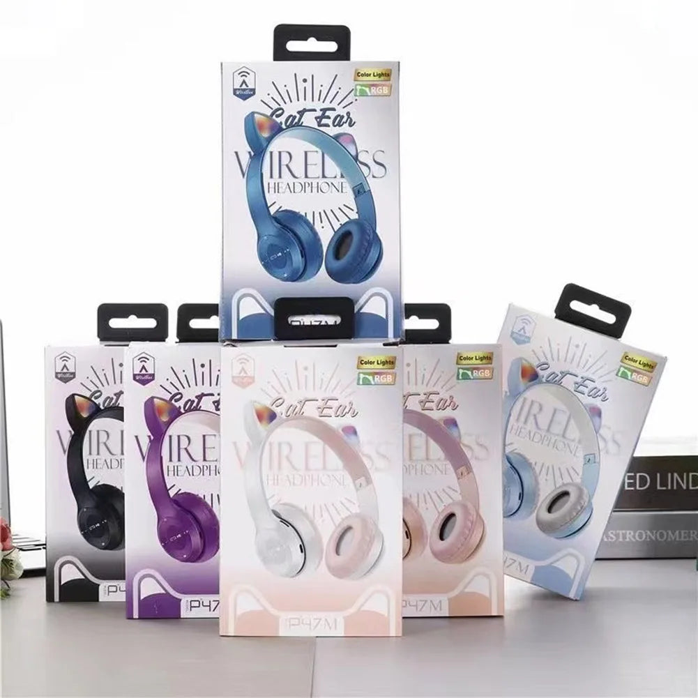 Wireless Cat Ear Bluetooth Headphones