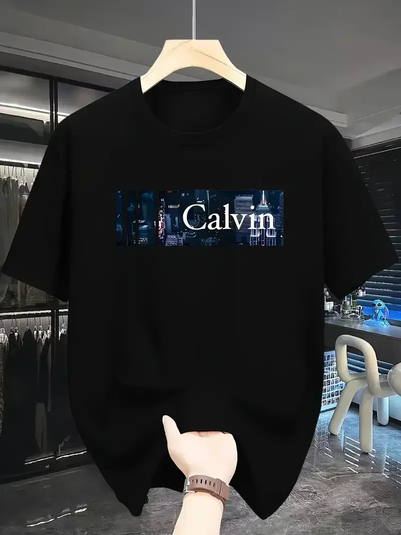 2025 Geometrisches Streetstyle-T-Shirt
