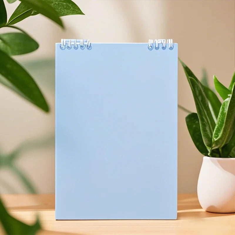 Wooden Top-Flip Loose-Leaf Notebook