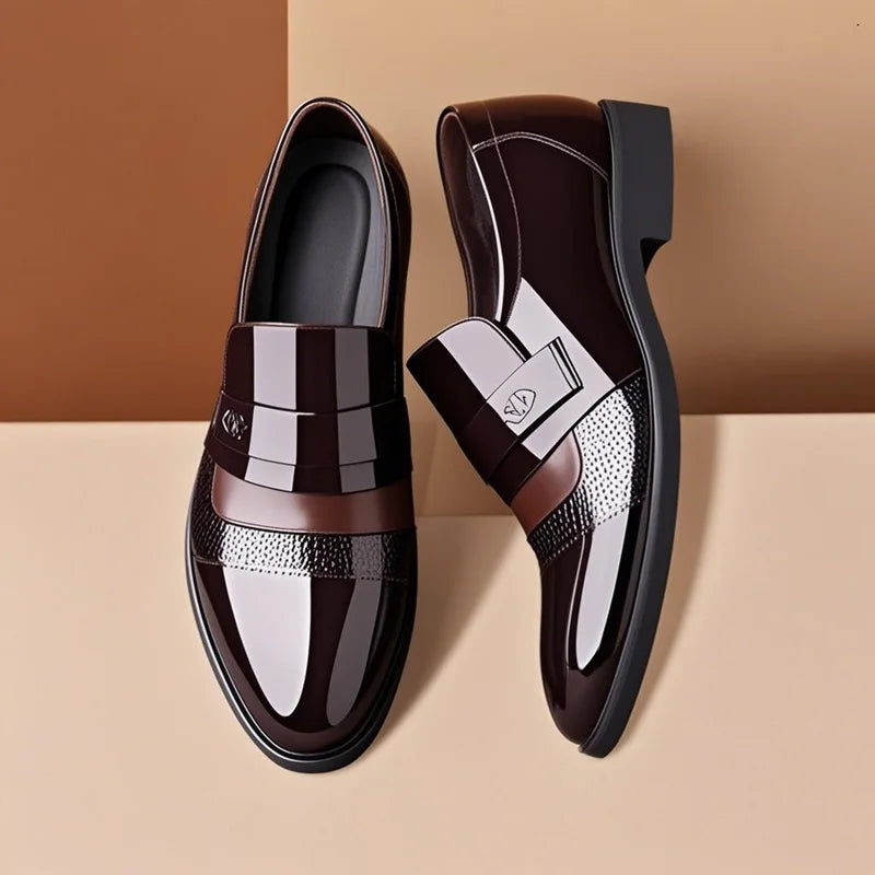 Men's Leather Formal Oxford Dress Shoes