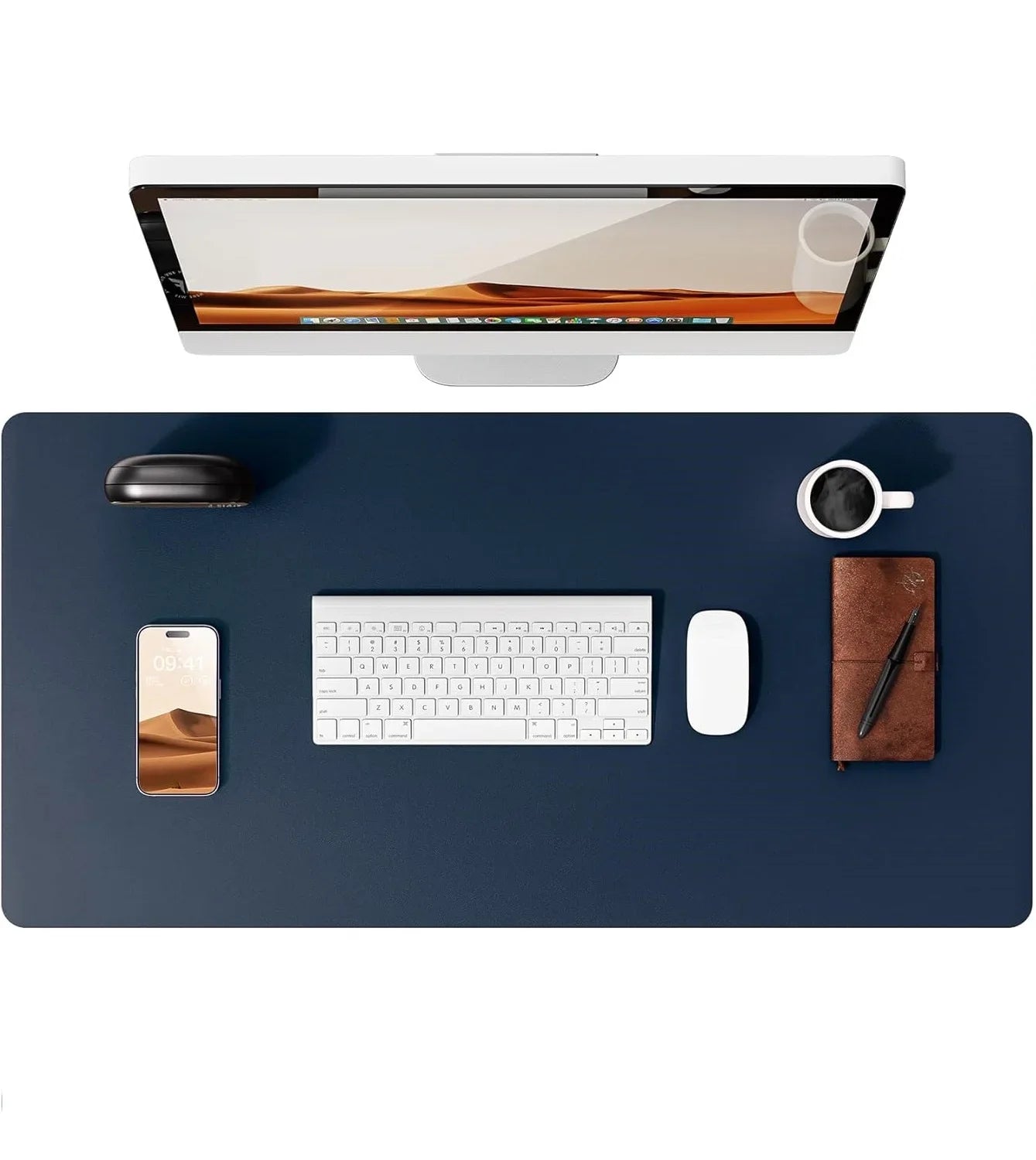 FTVAE Leather Large Desk Mat Protector