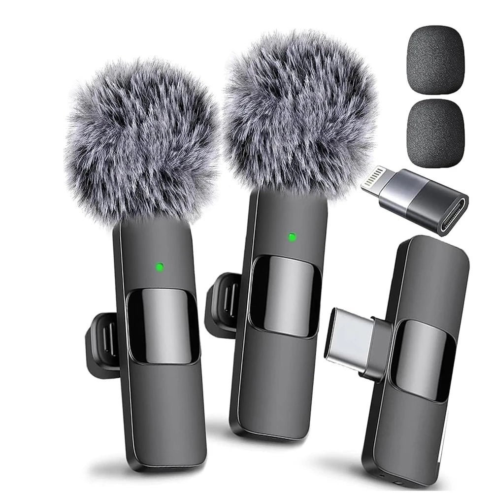 Wireless Lavalier Mic for iPhone & PC