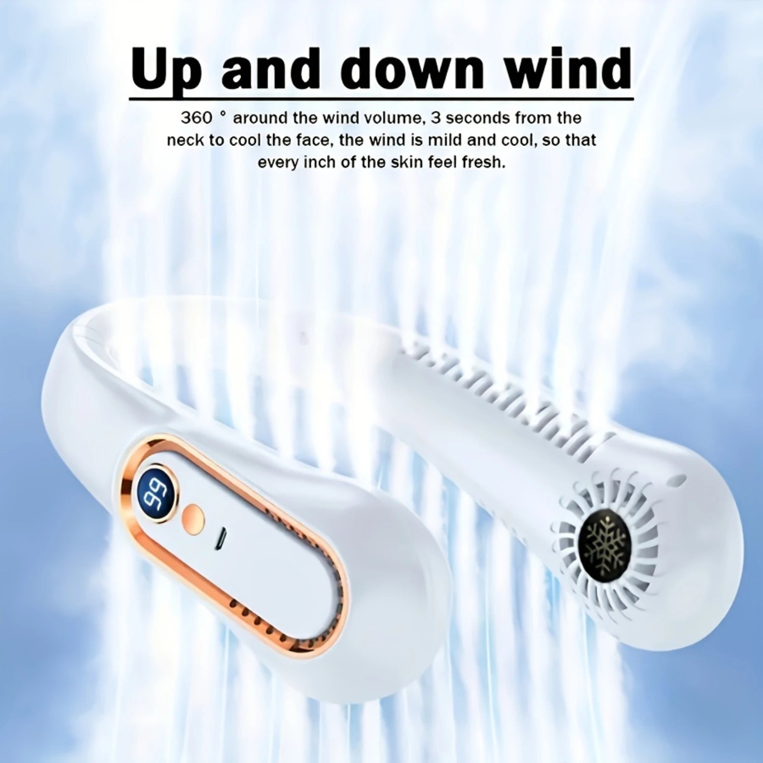 Mini-Nackenventilator – flügellos &amp; kühl