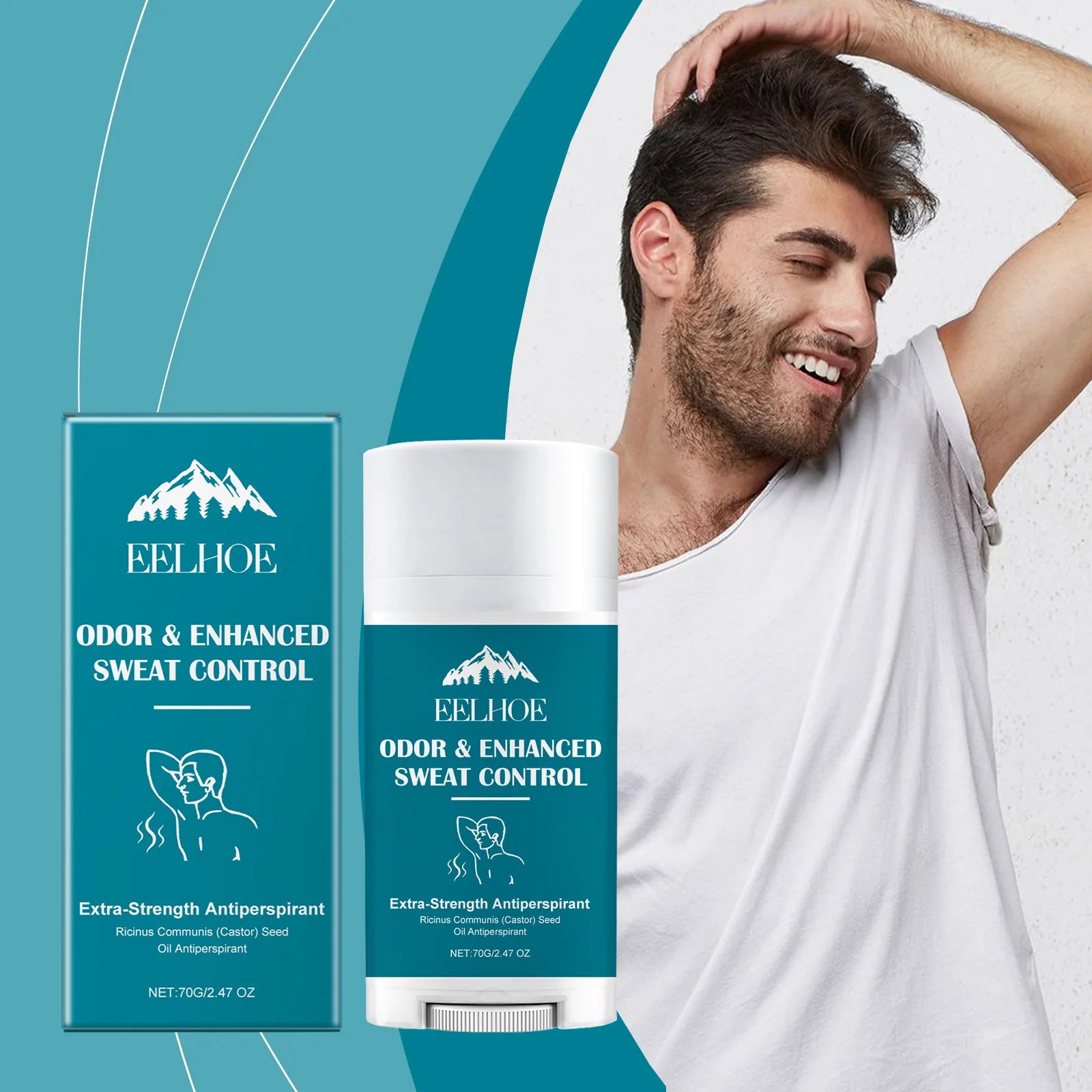 Antitranspirant-Deodorant-Stick für Männer, 70 g