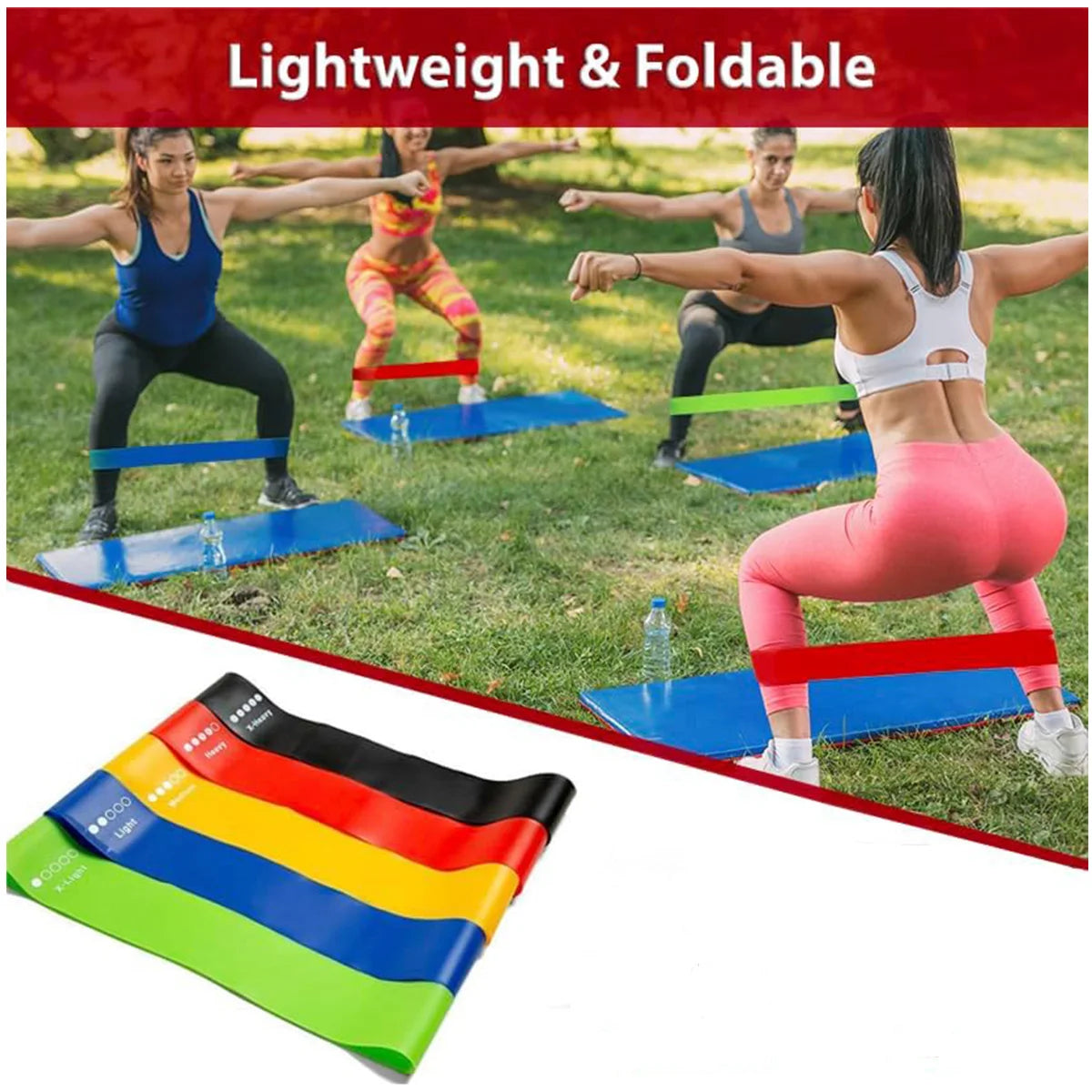 Yoga-Ring &amp; Widerstandsband-Set