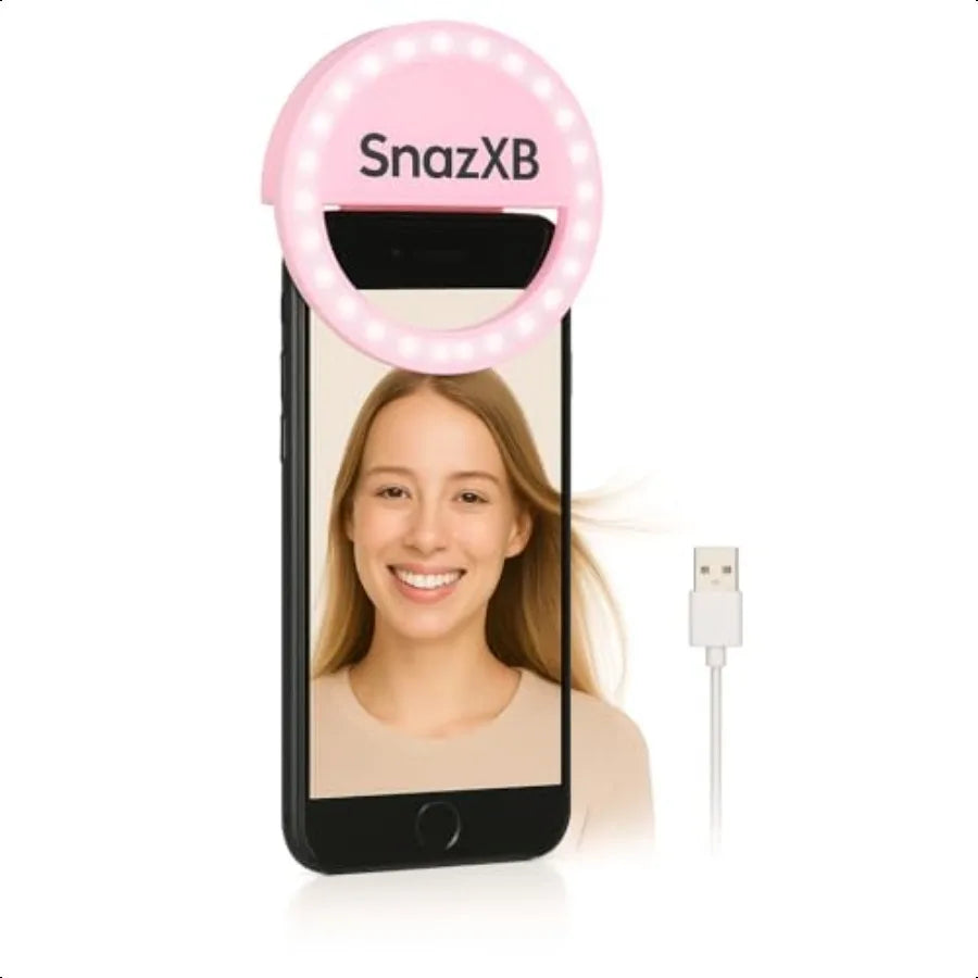 SnazXB Aufsteckbares wiederaufladbares Selfie-Licht