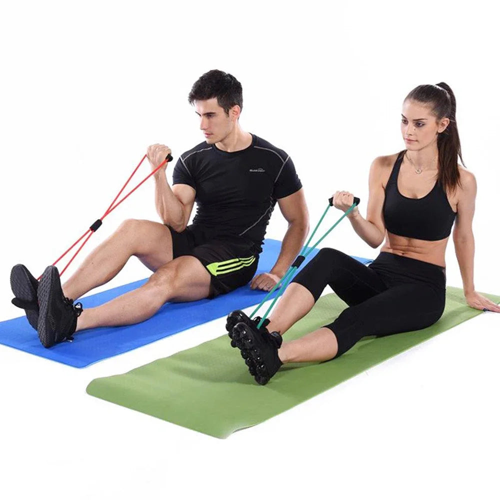 Yoga-Band 8-Schlaufen-Expanderseil