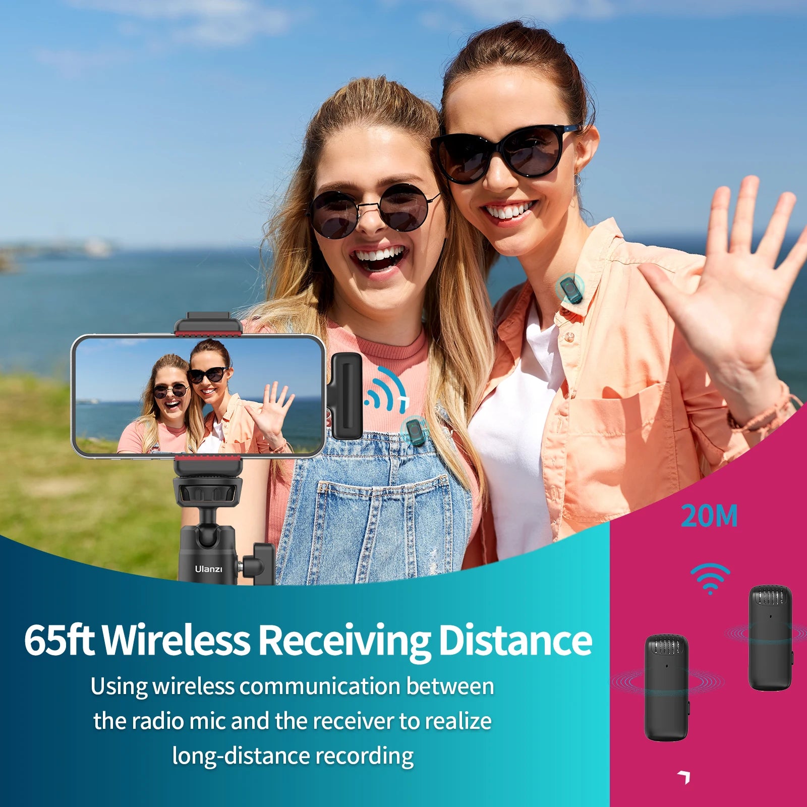 Ulanzi J12 Wireless Lavalier Mic