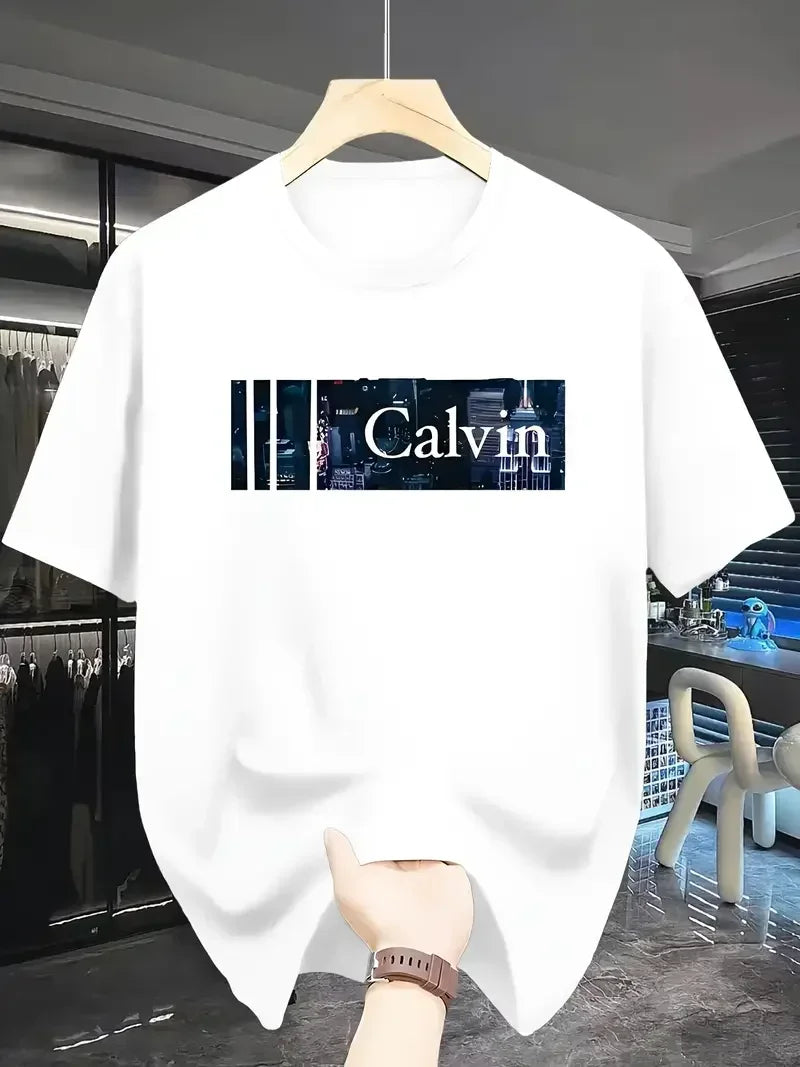 2025 Geometrisches Streetstyle-T-Shirt