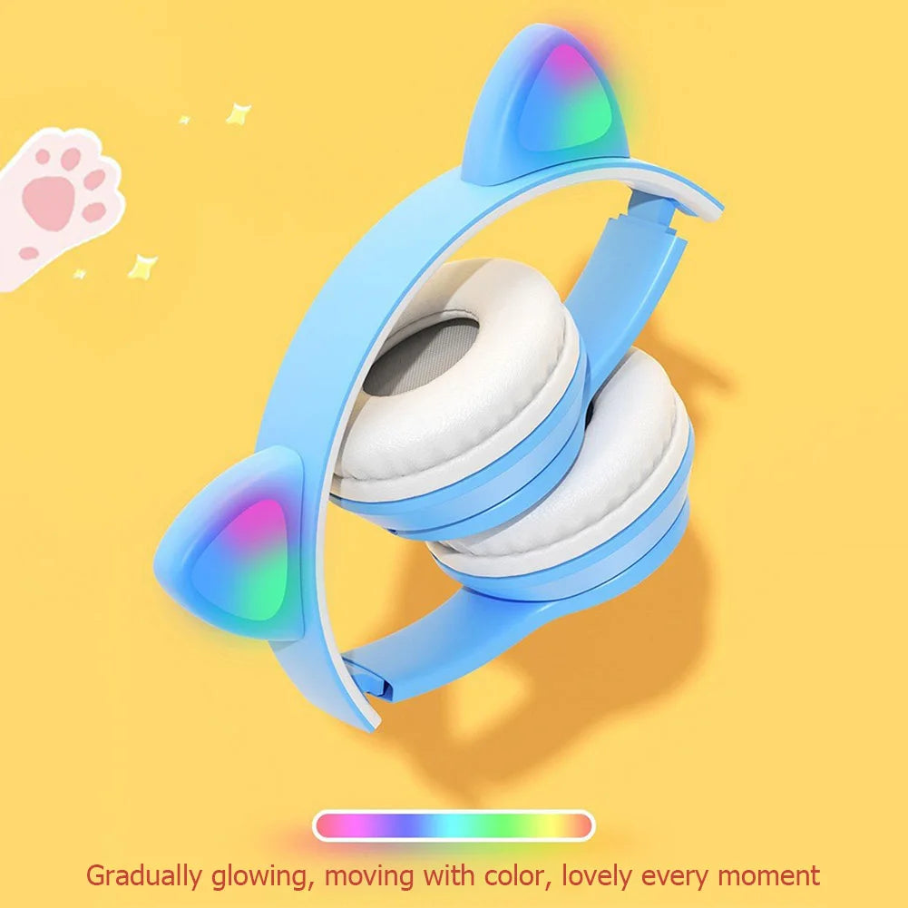 Wireless Cat Ear Bluetooth Headphones
