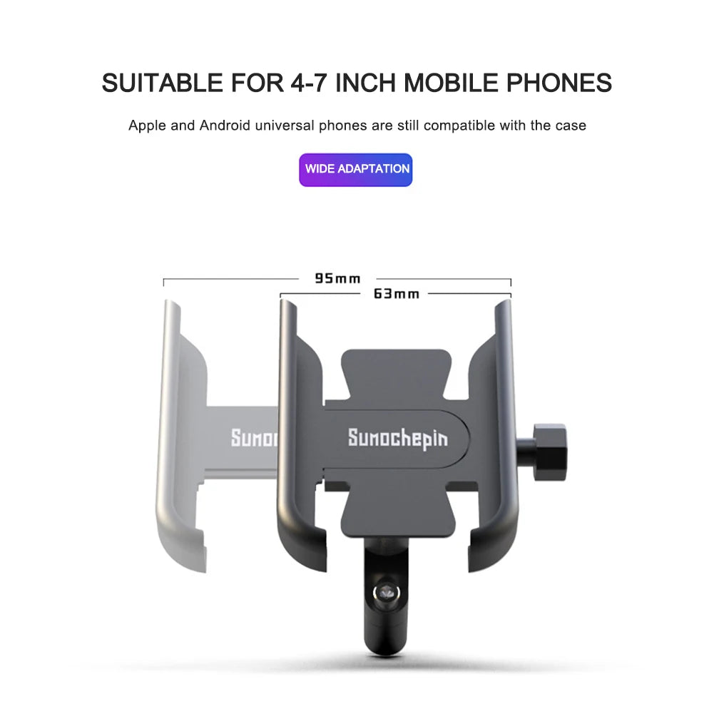 360° Rotatable Shockproof Bike Phone Mount