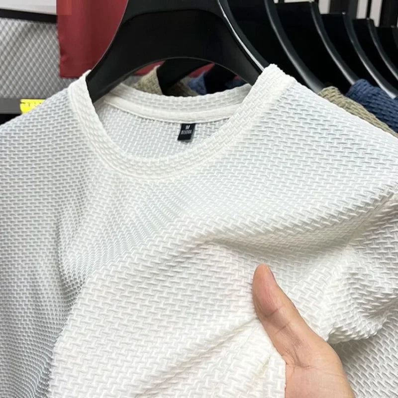 Sommer Herren Ice Silk Quick-Dry T-Shirt