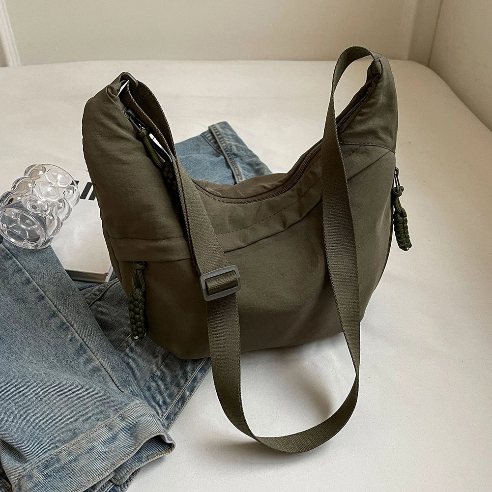 Soft Cloth Women's Crossbody Bag