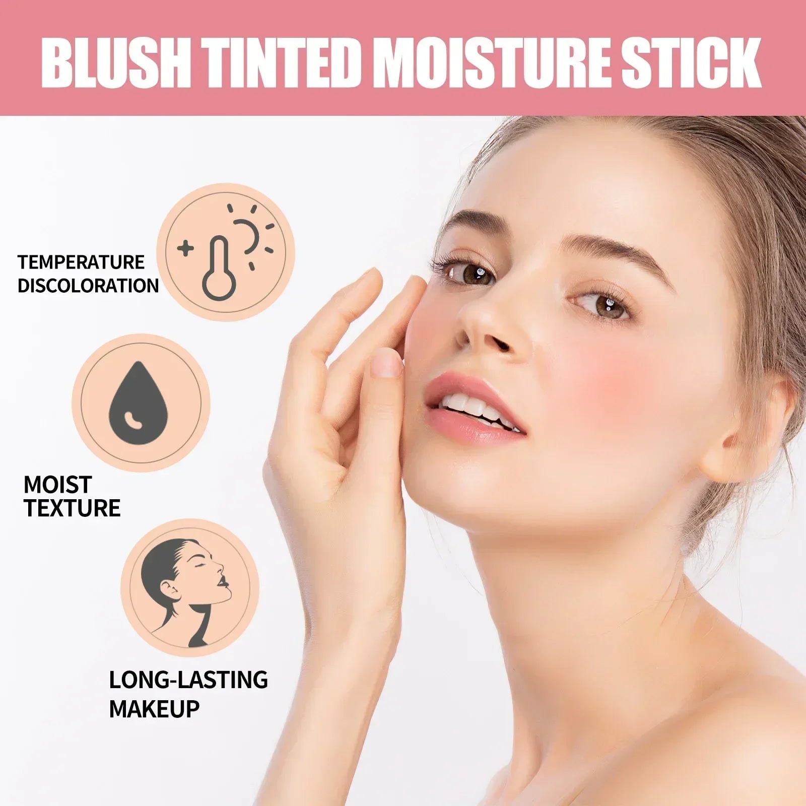 3pcs Silky Matte Blush & Lip Stick