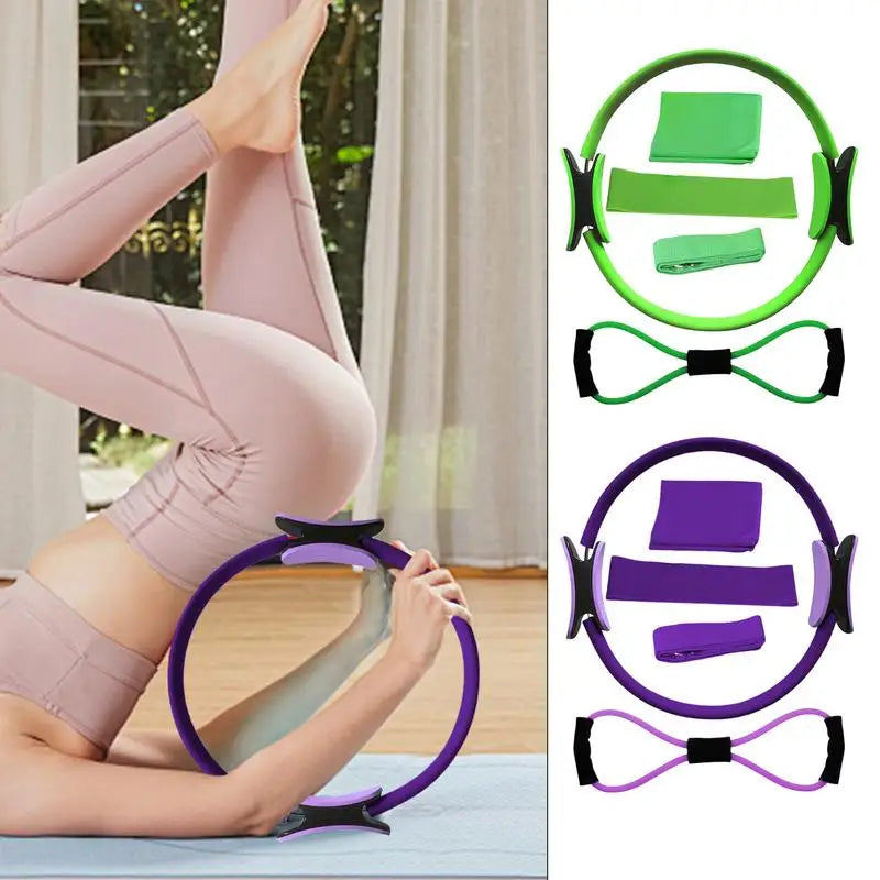 Pilates-Widerstandsset mit Ringen und Bändern