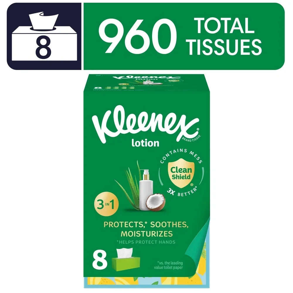 Moisturizing Lotion Facial Tissues 3-Ply