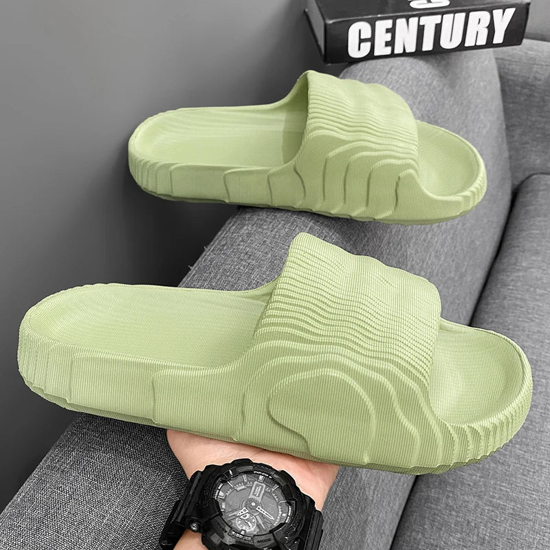 Men's Genuine Leather Home Slippers