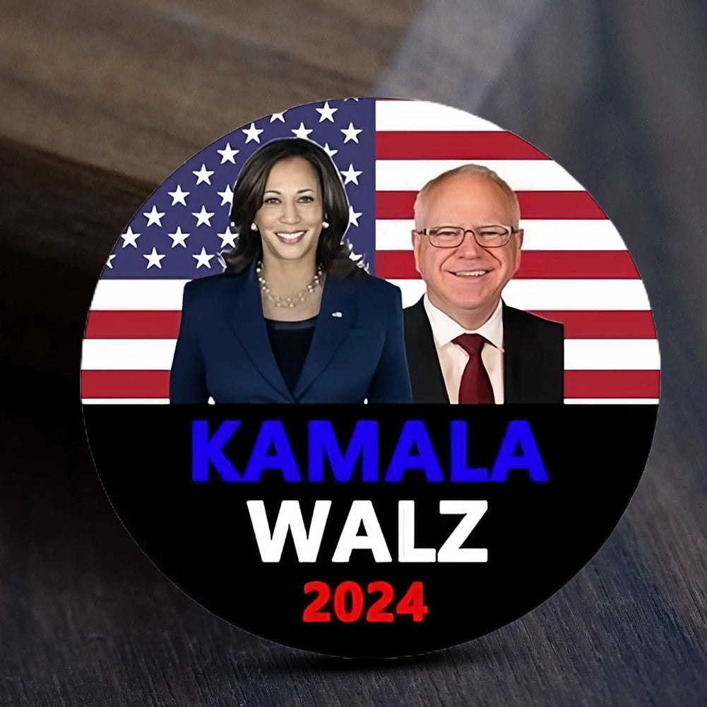 Harris Walz 2024 President Pin Brooch