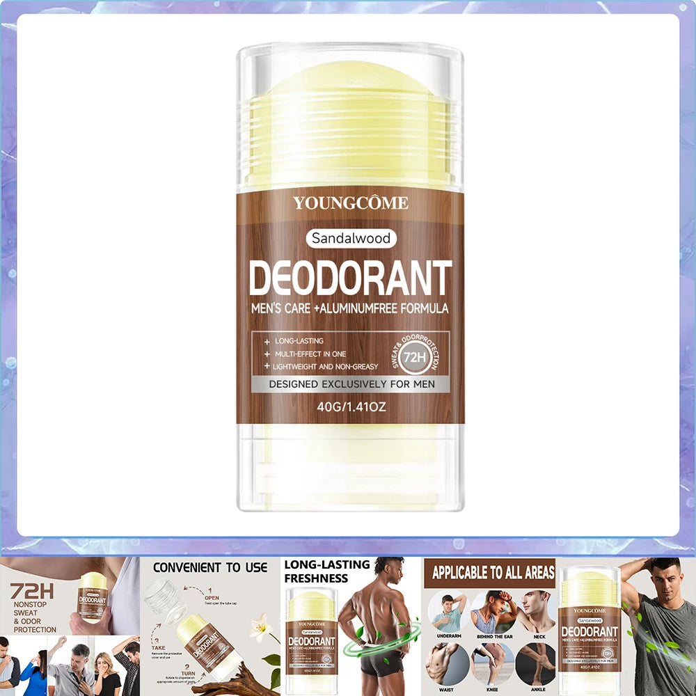 Deodorant-Stick mit Sandelholz für Herren, 40 g