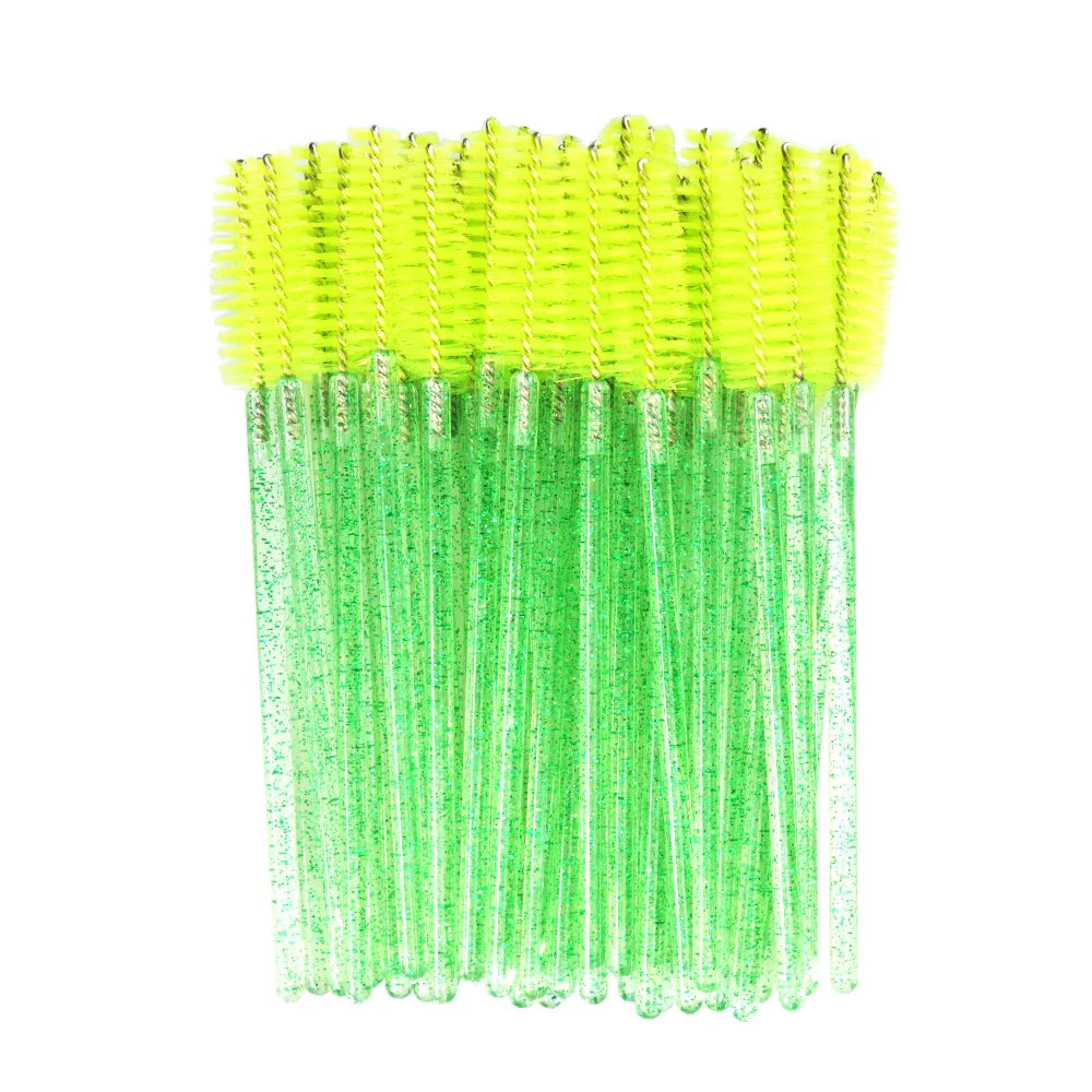 50pcs Disposable Eyelash Brush Set