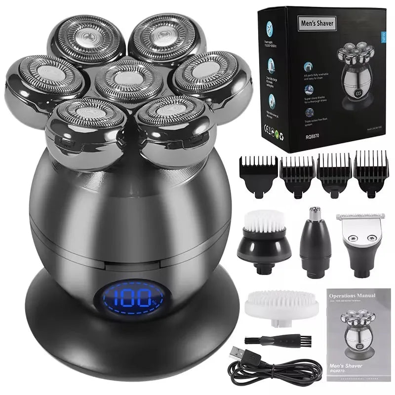 Men’s Wet Dry Electric Shaver & Trimmer