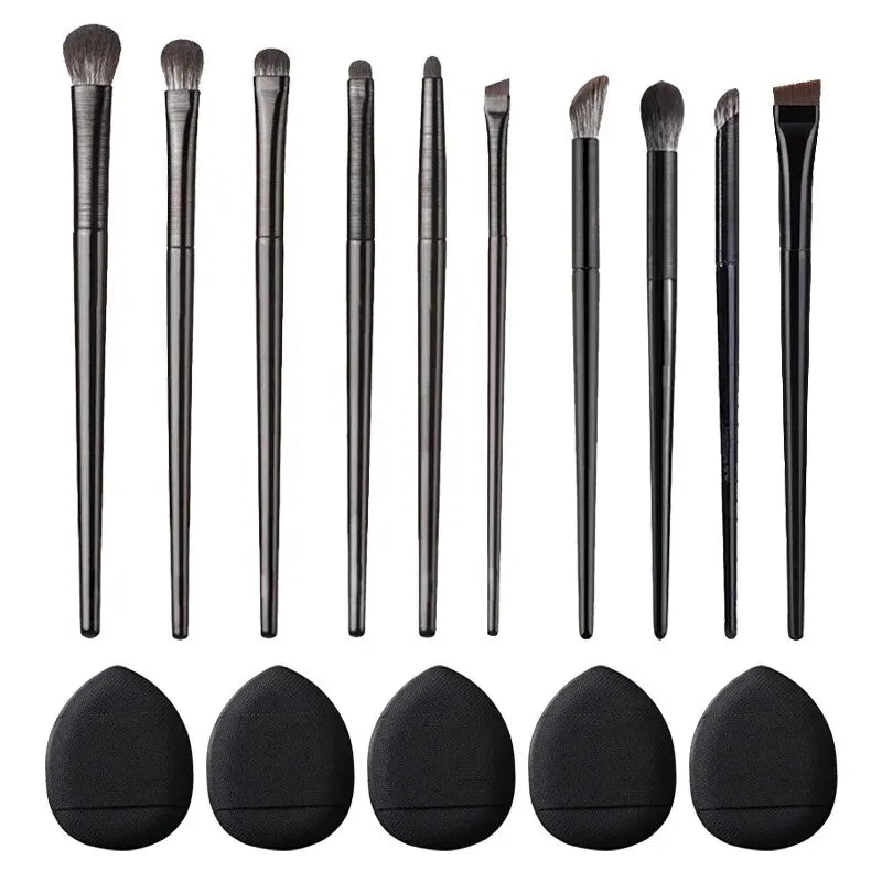 Soft Bristle Eyeshadow Brush Set 10pcs