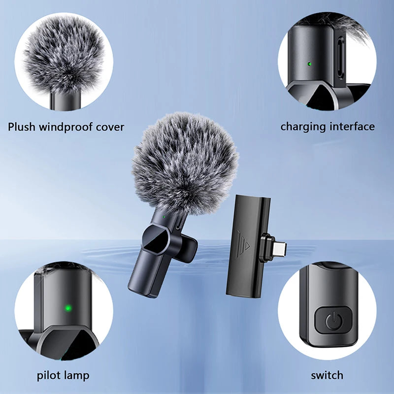 Wireless Lavalier Mic for iPhone & Video