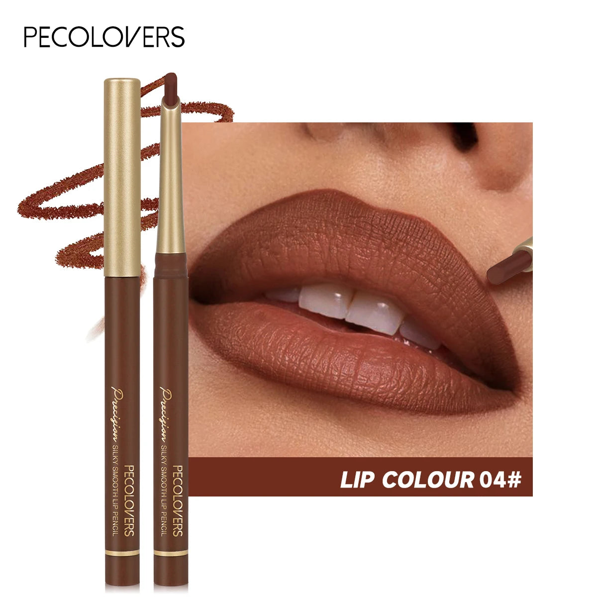 Matte 6-Color Lip Liner Pencil Set