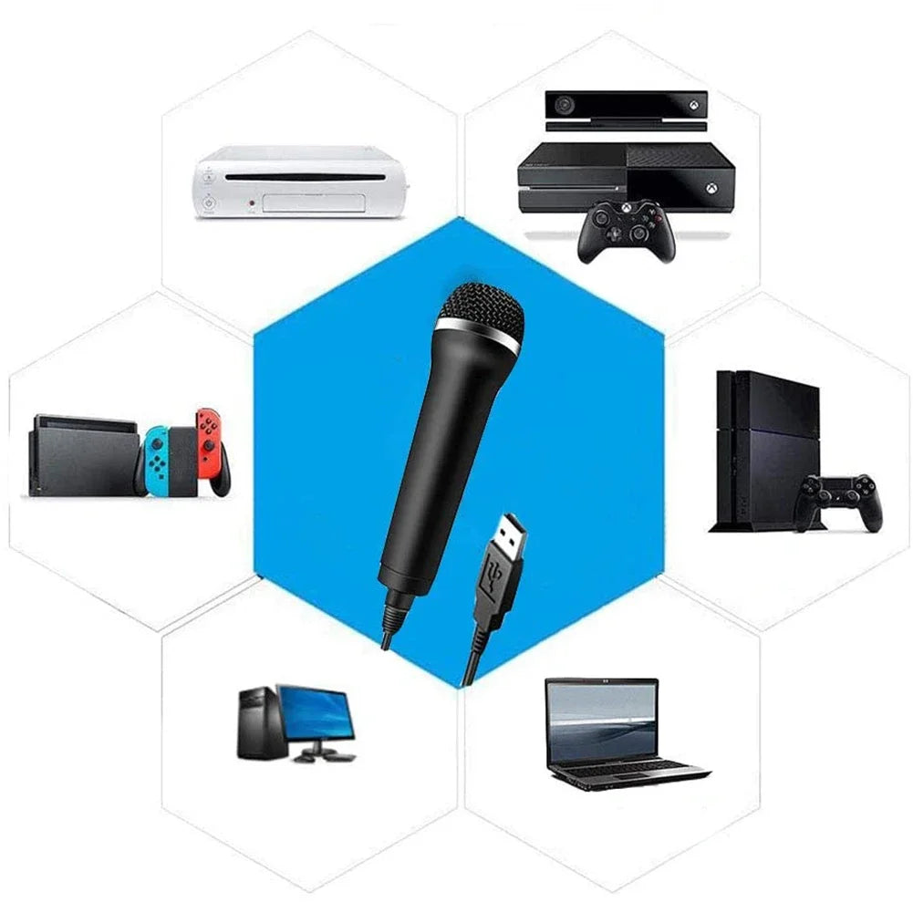 Universal USB Wired Mic for Gaming & Chat