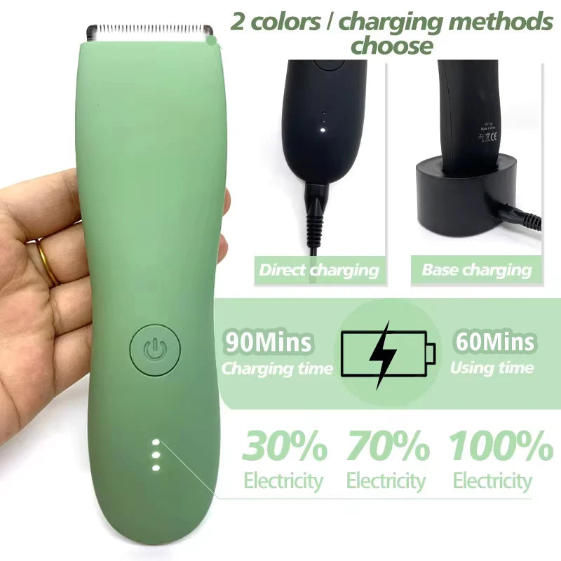 Men’s Waterproof Body & Ball Hair Trimmer