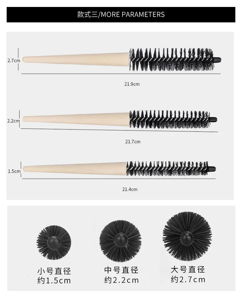 Kleines rundes Toupierbürsten-Tool