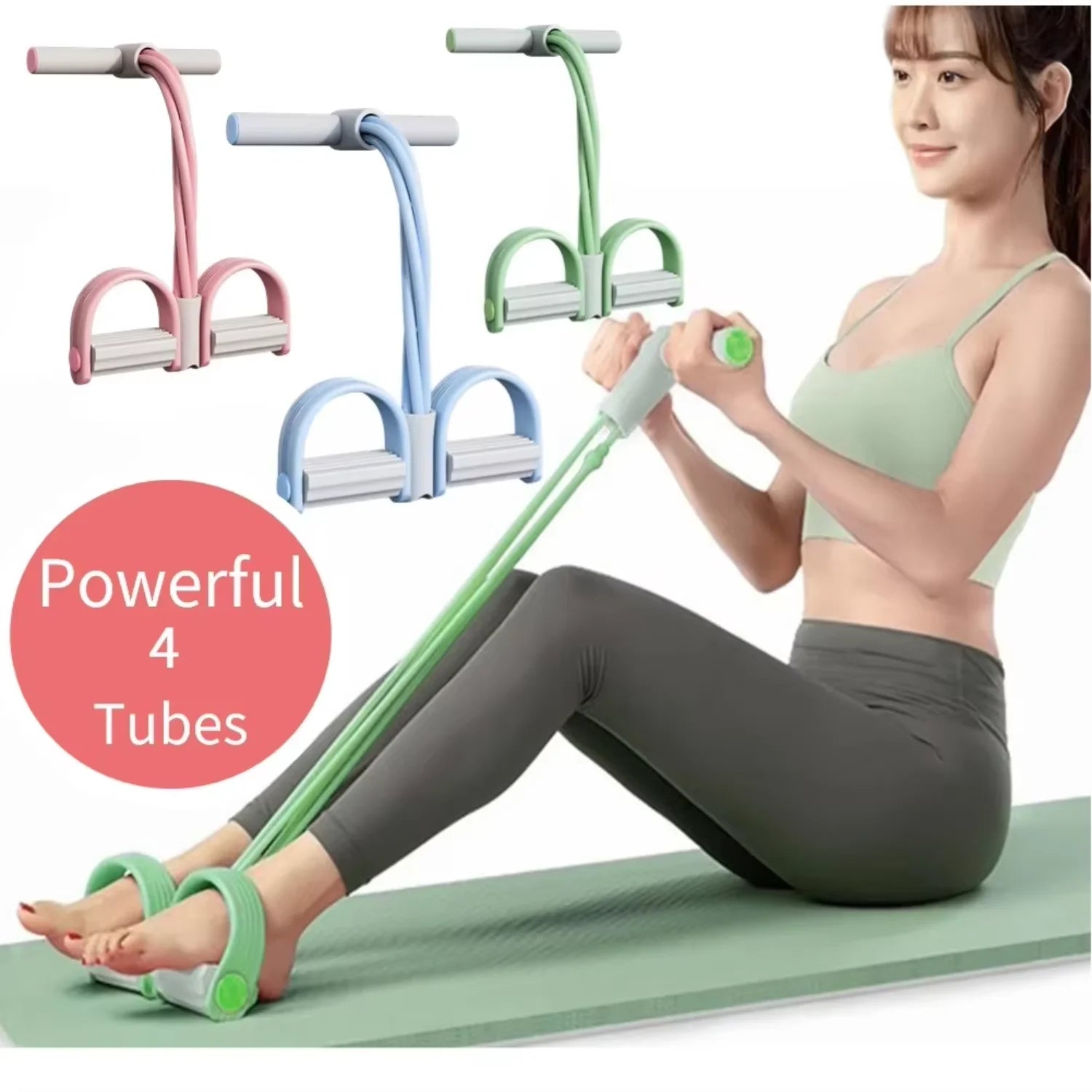 4-Tube Latex Pedal-Widerstandsbänder