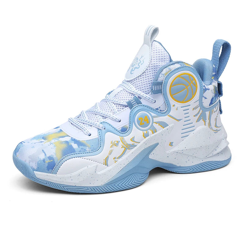 Men's No-Slip Breathable Basketball Shoes