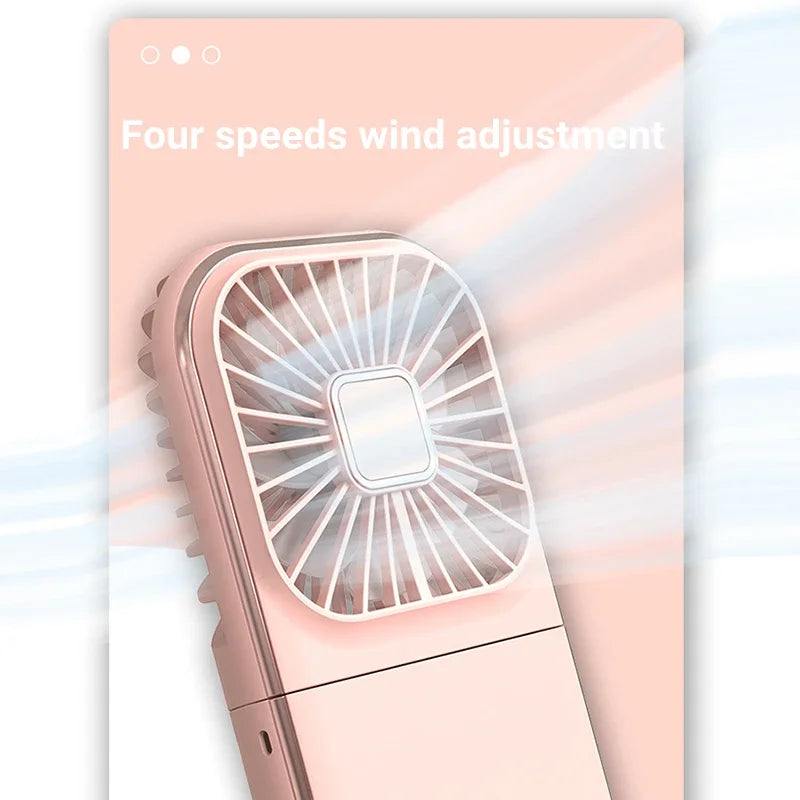 Mini Portable USB Neck & Hand Fan 3000mAh