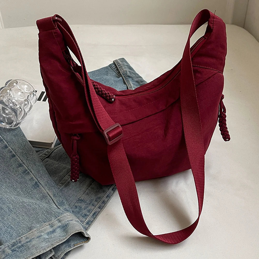 Soft Cloth Women's Crossbody Bag