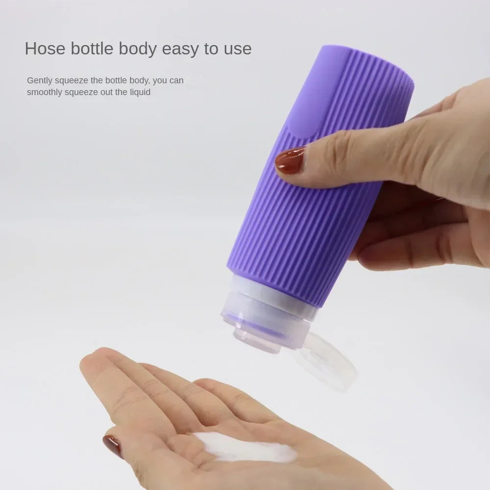 4pcs 100ML Silicone Travel Bottles Set