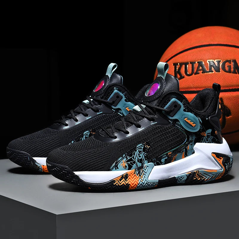Men's Breathable Running Basketball Shoes