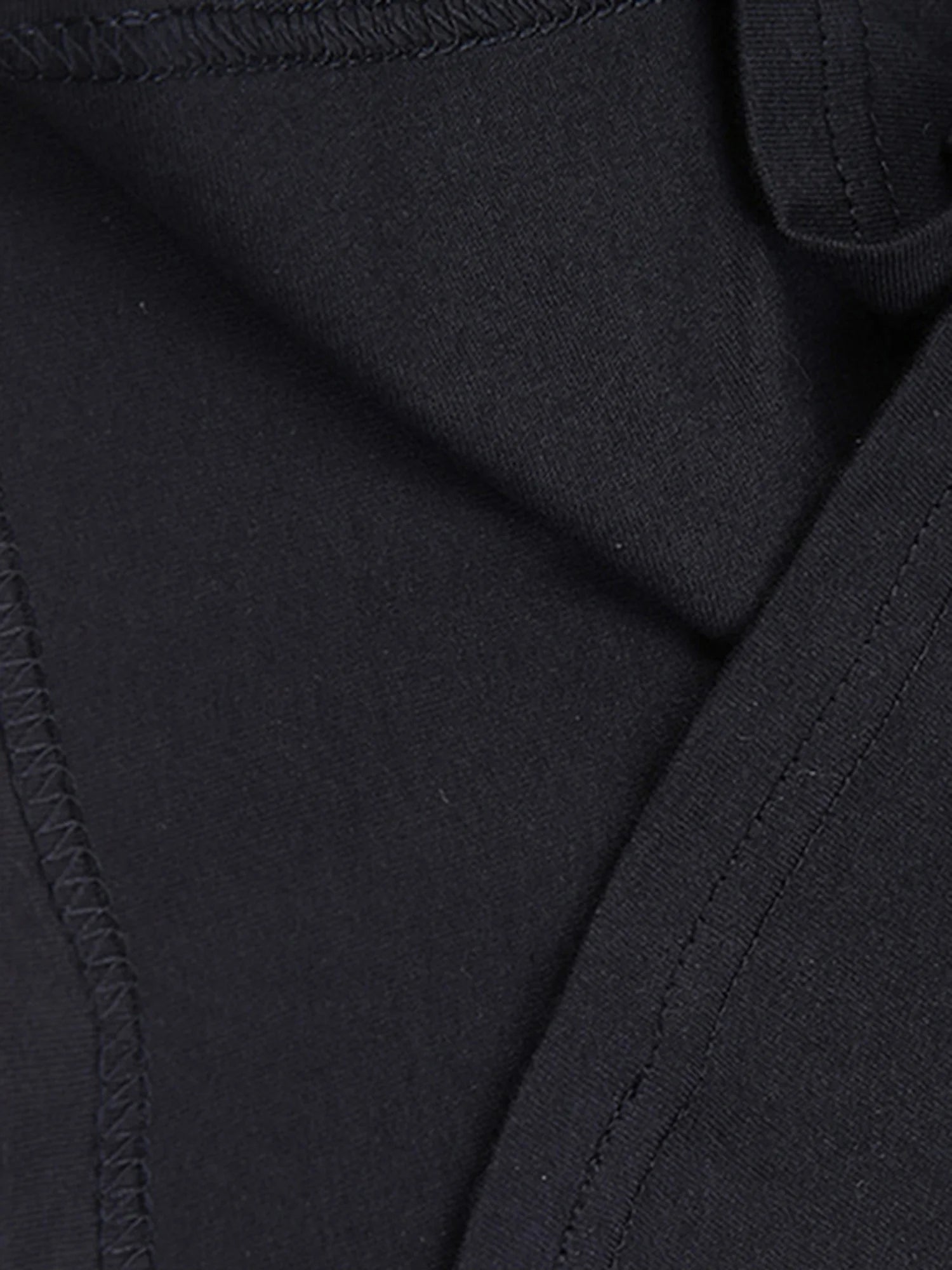 Schwarzes Freizeit-T-Shirt aus Baumwolle für Herren
