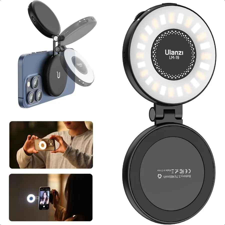 ULANZI Magnetic LED Selfie Ring Light