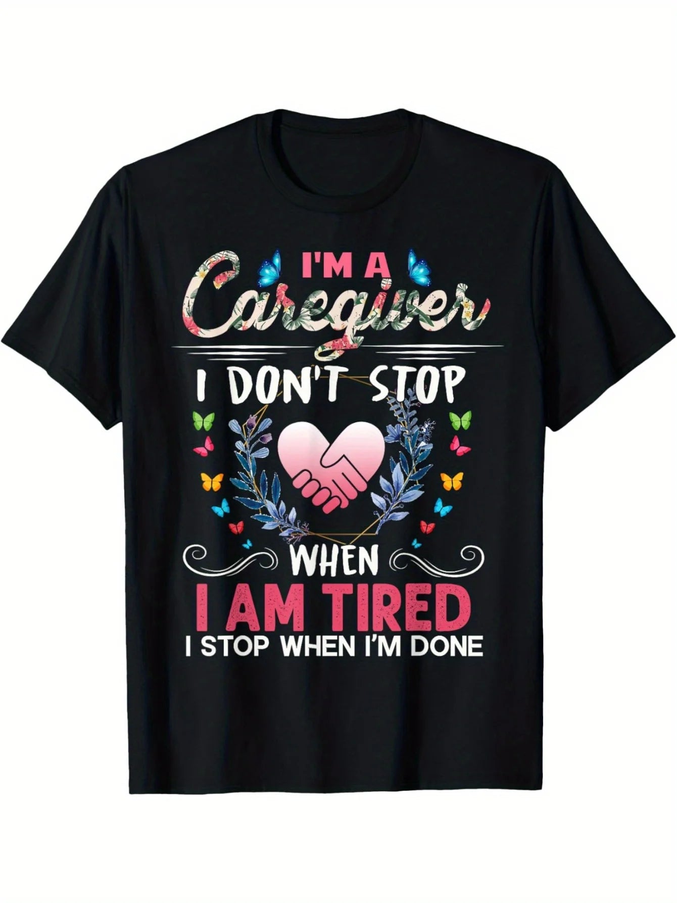 Caregiver Strong Rundhals-T-Shirt