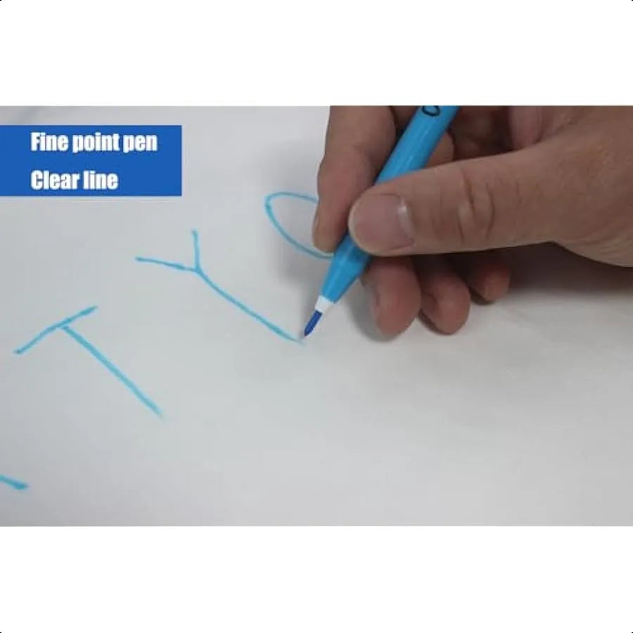 5 Pack Erasable Fabric Sewing Markers Blue