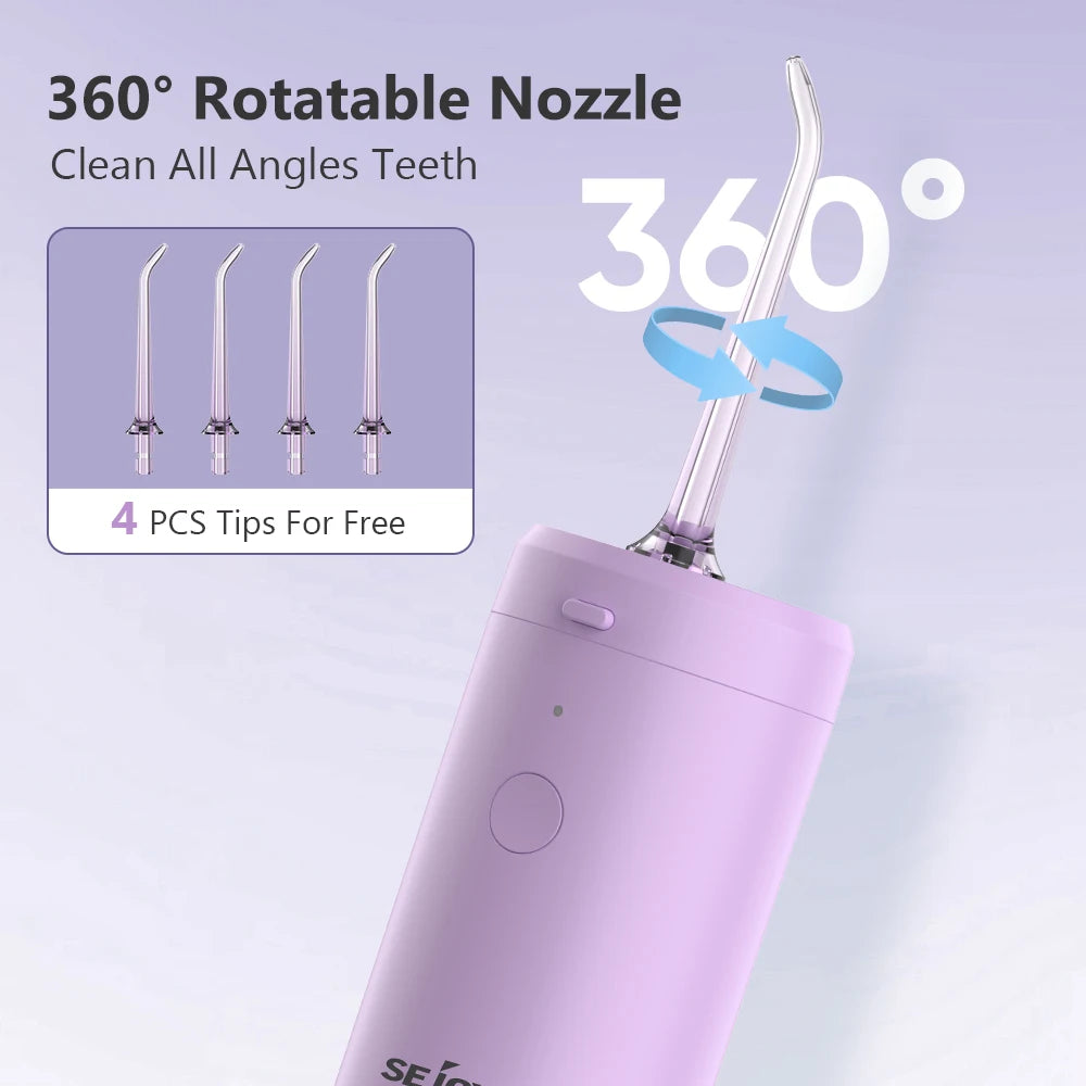 Wiederaufladbare Munddusche per USB